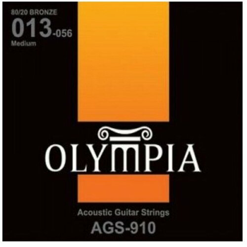 Струны для акустической гитары Olympia AGS910 olympia струны для классической гитары