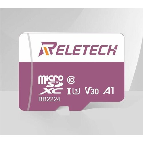 Карта памяти Reletech microSD XC 256 ГБ Class 10, A1, 100 МБ/с