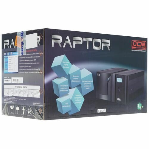 ИБП POWERCOM Raptor , 2000ВA - фото №16