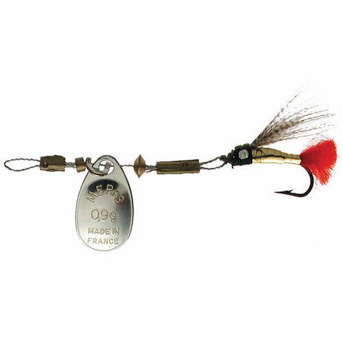 Блесна вращающаяся Mepps STREAMEPPS, 00, SILVER, комплект из 1 штука