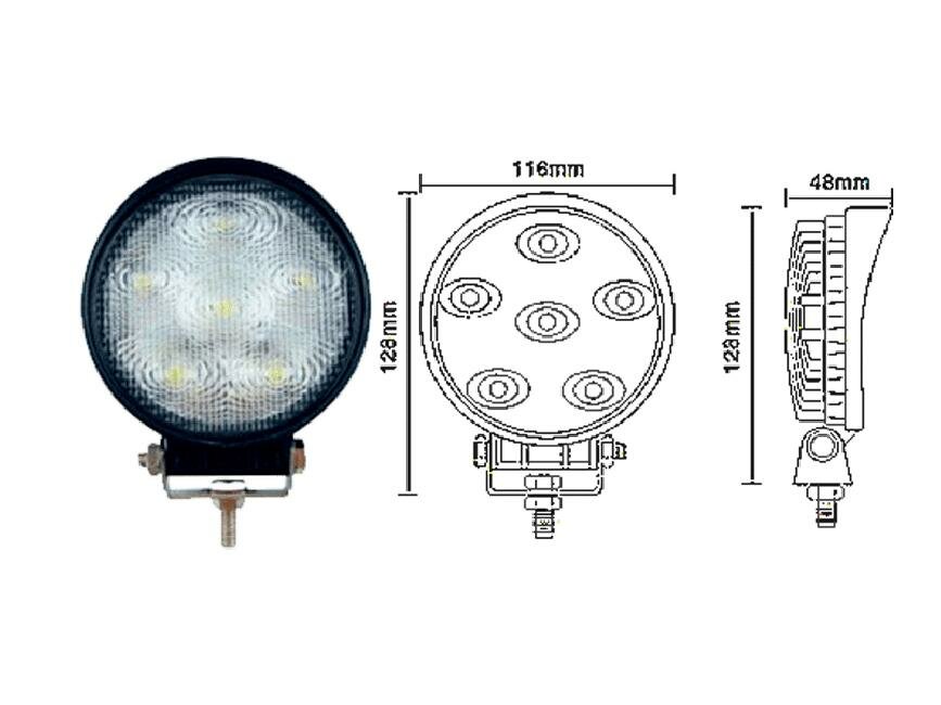 фото Светодиодный прожектор для автомобилей, станков и спецтехники BEELED BLDWL-0118