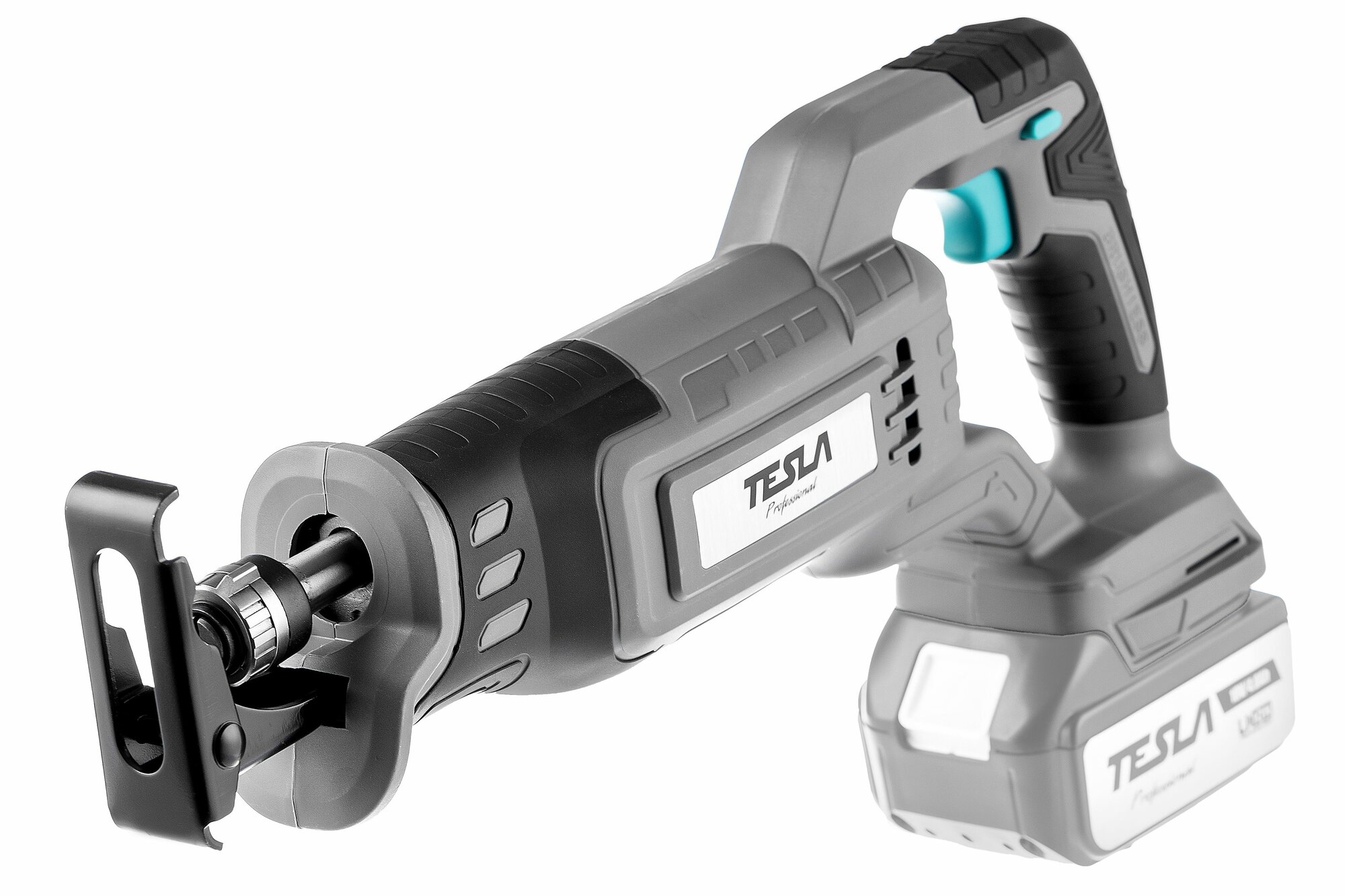 Сабельная пила аккумуляторная (сабельная пила) TESLA TR18BL 18В (2700 об/мин, макс. пропил 150мм) TeslaOneClick