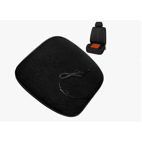 Портативная подушка с подогревом для сиденья USB зарядка черный 981₽