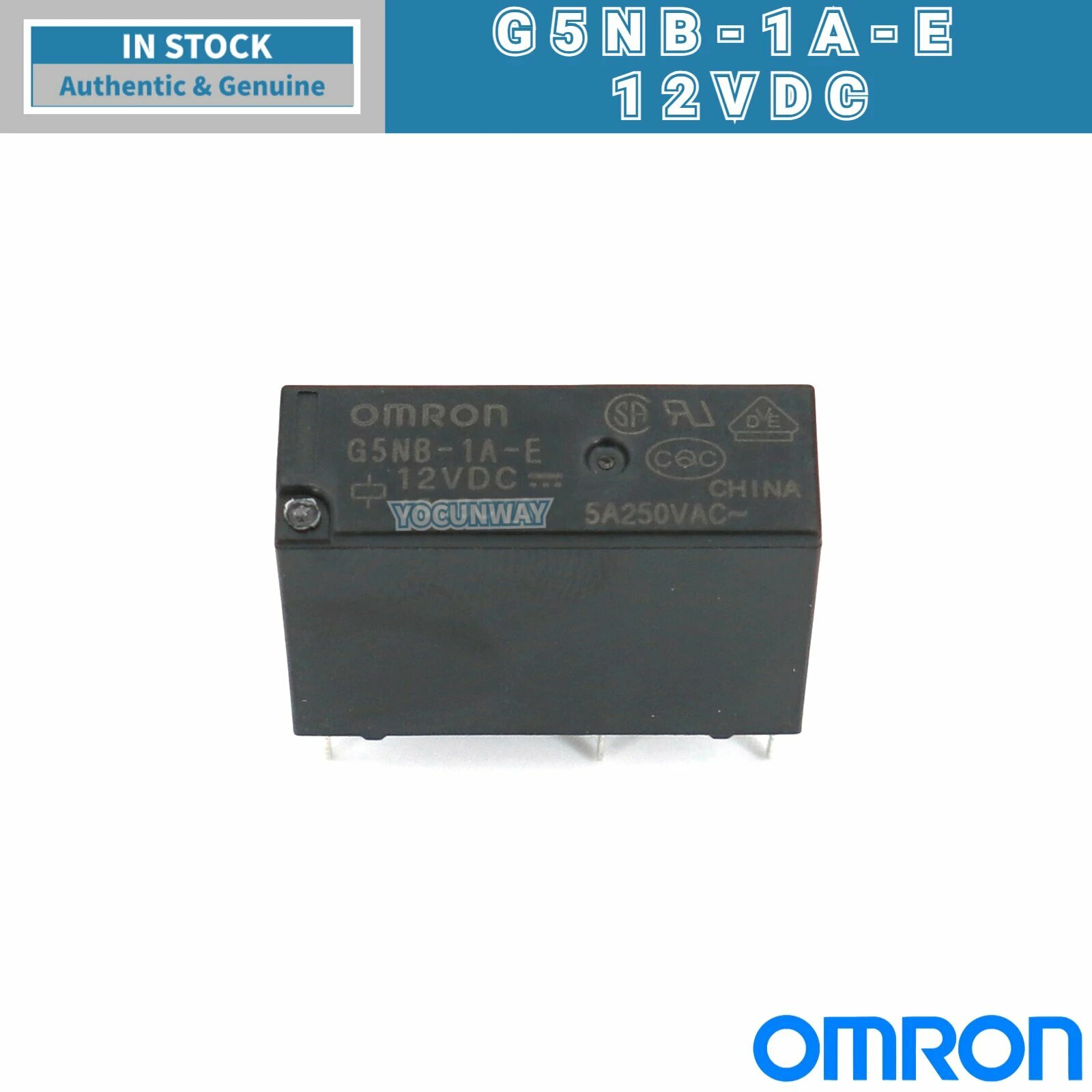 Реле Omron G5NB-1A-E, 12VDC(4PIN-5A)
