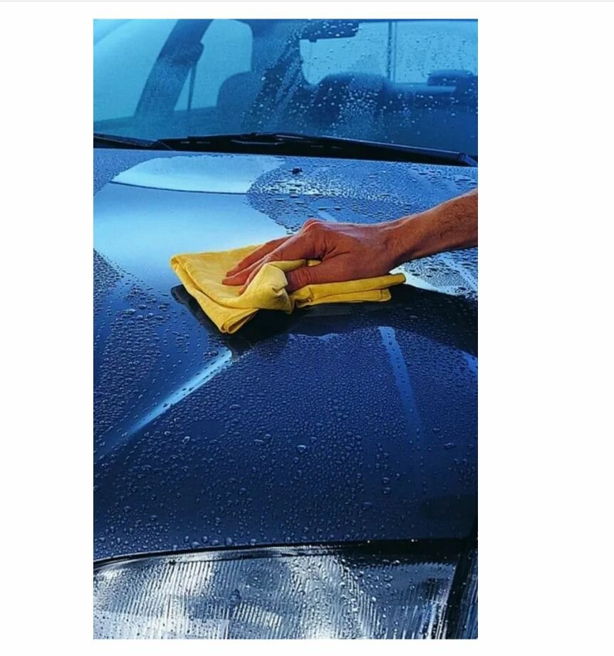 Тряпка автомобильная, в тубе, искусственная замша, впитывание влаги, 65x42 см — фото 1