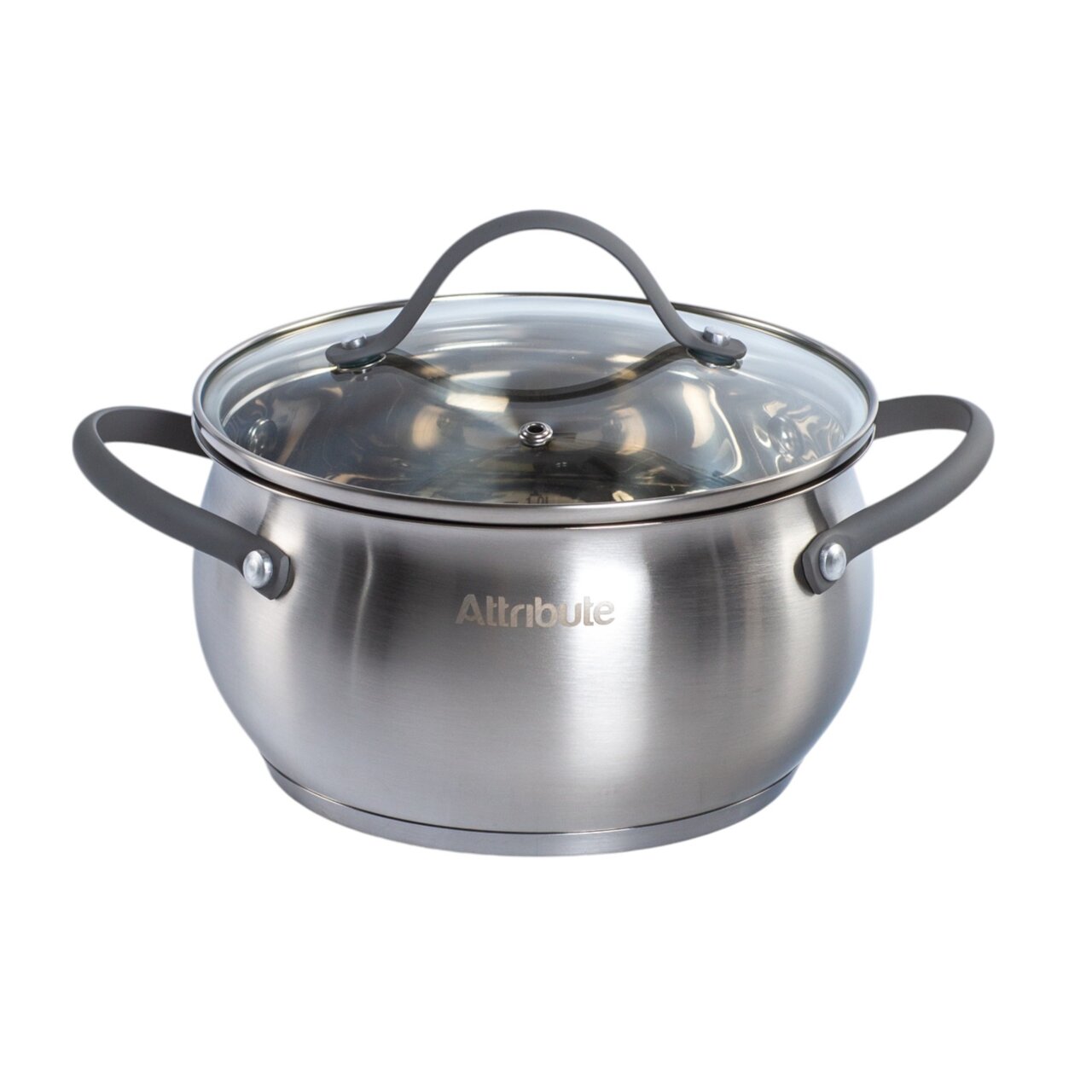 Кастрюля Attribute Steel Scandinavia  2 5 л  нерж  сталь