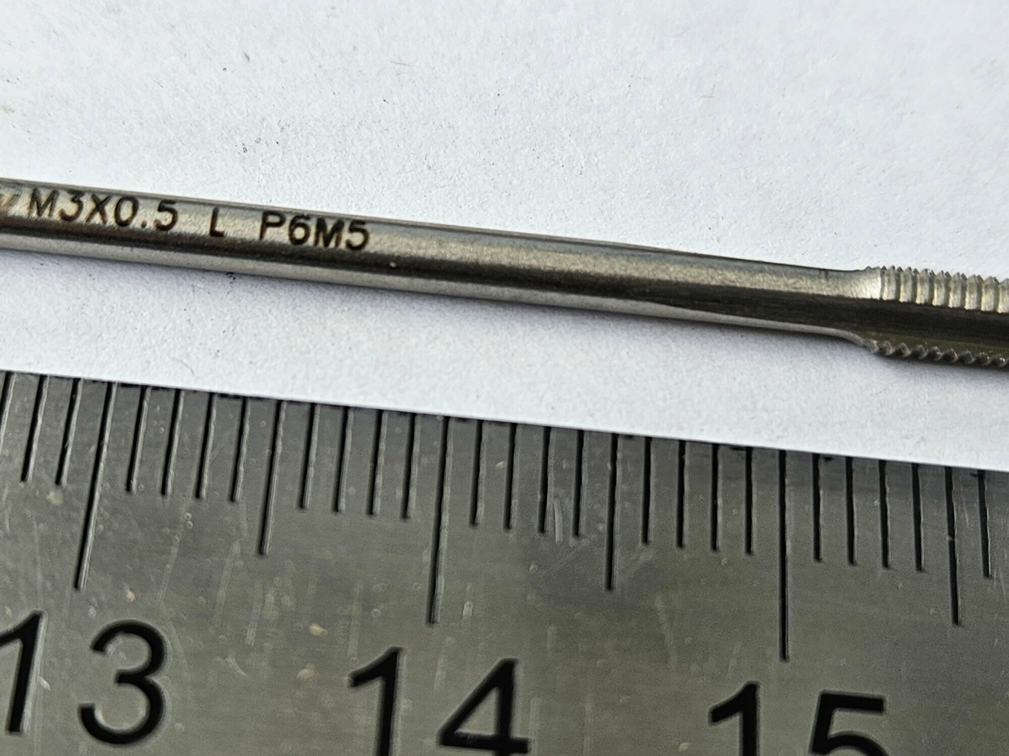 Метчик м/р М3х0,5 левый — фото 1