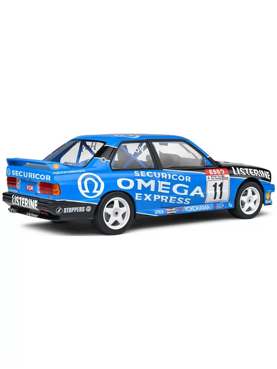 Машинка 1:18 BMW E30 M3 BLUE #1 W.HOY BTCC 1991 — фото 1