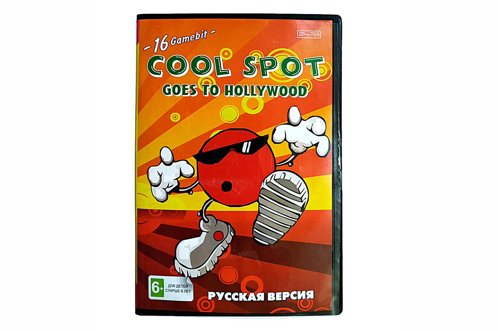Картридж 16 бит одноигровый COOL SPOT GOES TO HOLLYWOOD (Русская версия) 24Мб