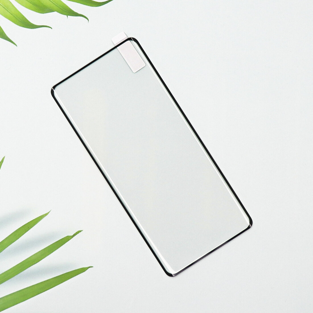 Защитное стекло на OnePlus 12R, полный клей, черное, X-CASE — фото 1