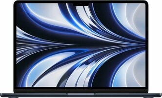 Apple Ноутбук MacBook Air 13 M2, 16/256GB, Midnight, С гравировкой.
