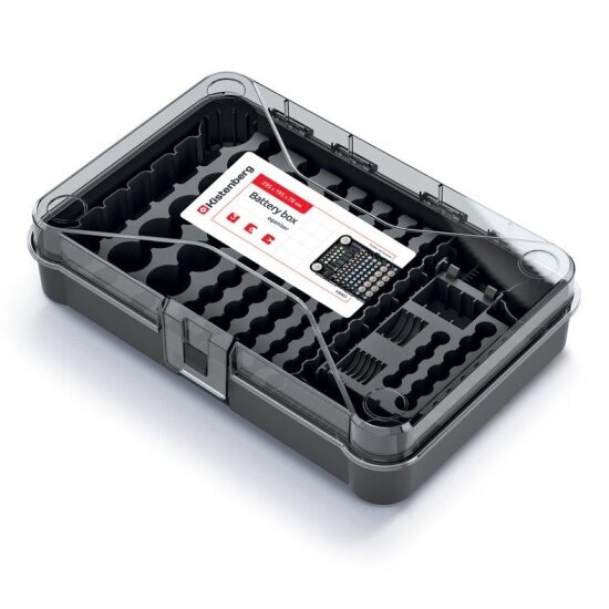 Органайзер для хранения батареек Kistenberg Battery box 295x195x70 черный (KBB03)