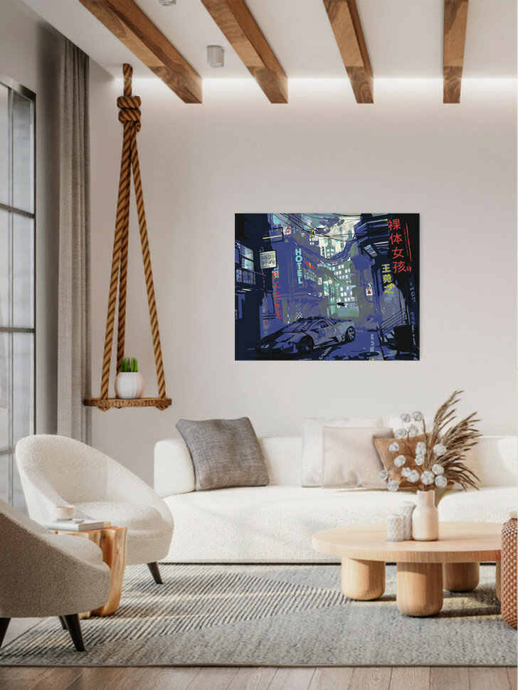 Картина по номерам "Заброшенный город" — фото 1