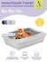 Туалет для кошек, лоток для кошек "PetTails" для Мейн-кунов глубо...