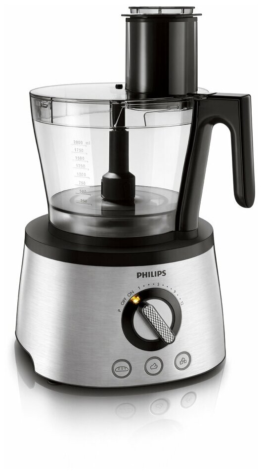 Кухонный комбайн Philips , серебристый - фото №4
