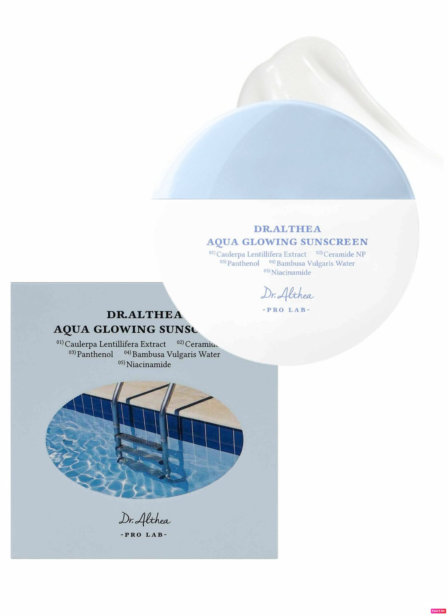 Солнцезащитный увлажнаяющий крем Dr.Althea Aqua Glowing Sunscreen 45мл