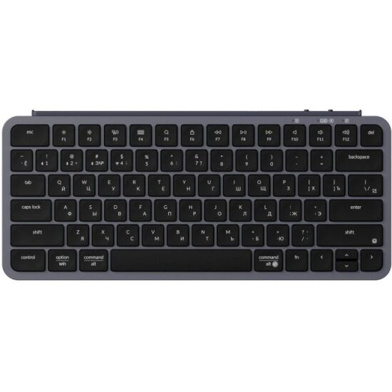 Клавиатура Keychron B1 Pro беспроводная ультратонкая, 77 клавиш, ножничные переключатели, цвет Deep Black (B1P-K9)