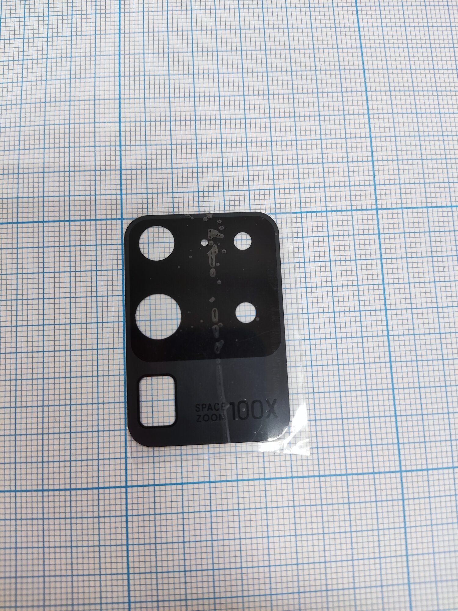 Стекло камеры для samsung s20 ultra(g988f) черное