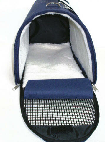 DOGMAN Сумка - переноска Лира №4 Меховая 48х29х29