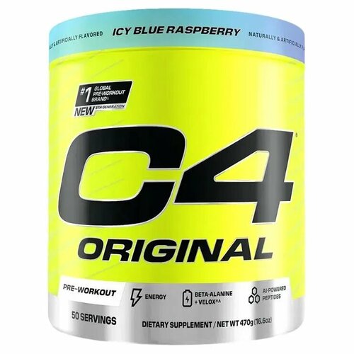 Предтренировочный комплекс Cellucor C4 Original icy blue razz 390 г 1 шт. 390 мл