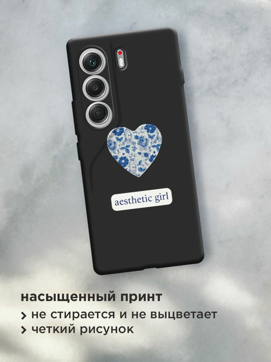 Чехол на Tecno Camon 40 / Текно Камон 40 с принтом "Aesthetic girl 2" — фото 1
