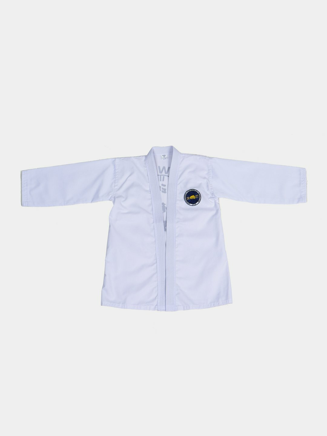 Кимоно с поясом для тхэквондо  1, сертификат ITF, размер 40, белый — фото 1