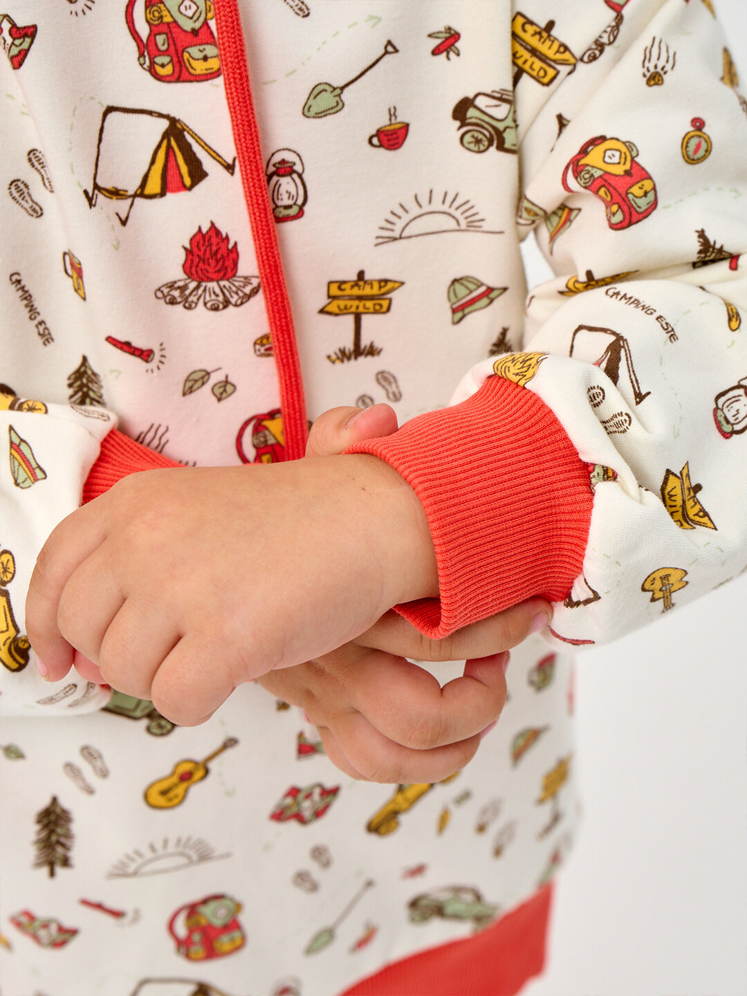 Толстовка neo, размер 116, коралловый — фото 1