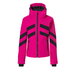 Горнолыжная куртка Rehall Soof-R-Jr для девочек, мембранная, карман для ски-пасса, карманы, водонепроницаемая, воздухопроницаемая, герметичные швы, несъемный капюшон, размер 128, розовый