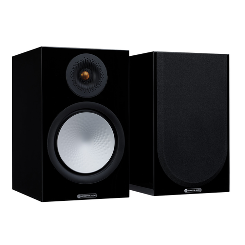 напольная акустика monitor audio silver 300 7g black oak Тыловой канал Monitor Audio Silver 100 (7G), 2 колонки, High Gloss Black