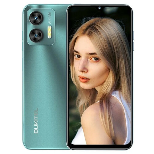 Смартфон OUKITEL C35 12256 ГБ Dual nano SIM зеленый 1686000₽