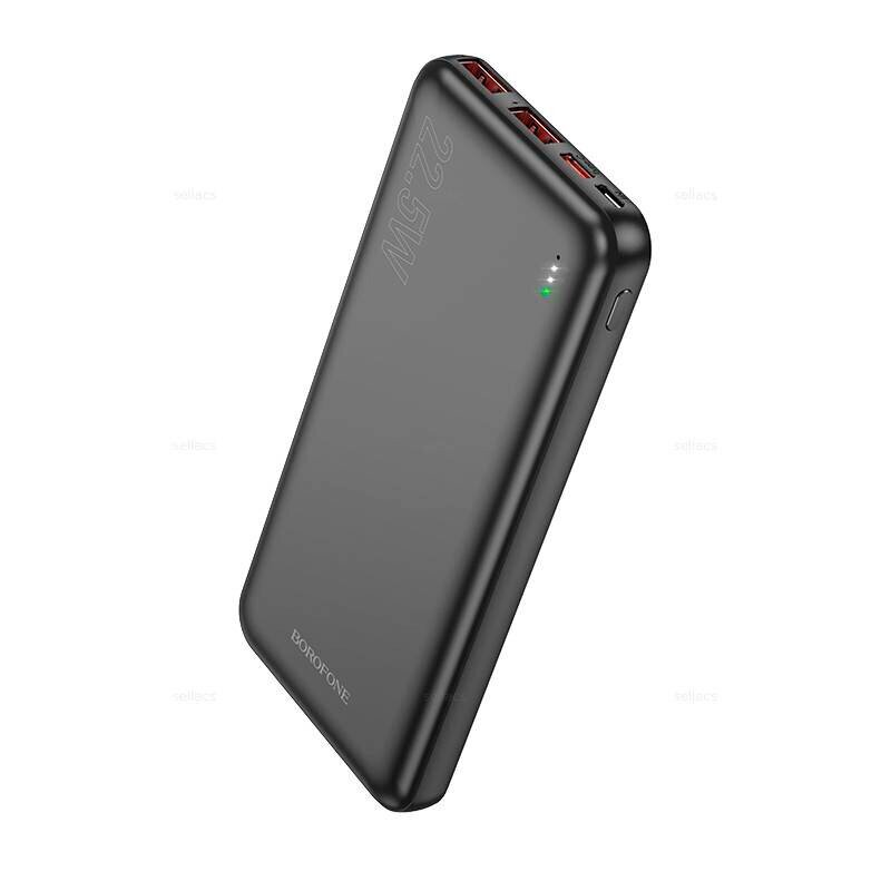 Портативный аккумулятор Power bank Borofone BJ38 10000 mAh 22.5W с поддержкой быстрой зарядки PD и др.