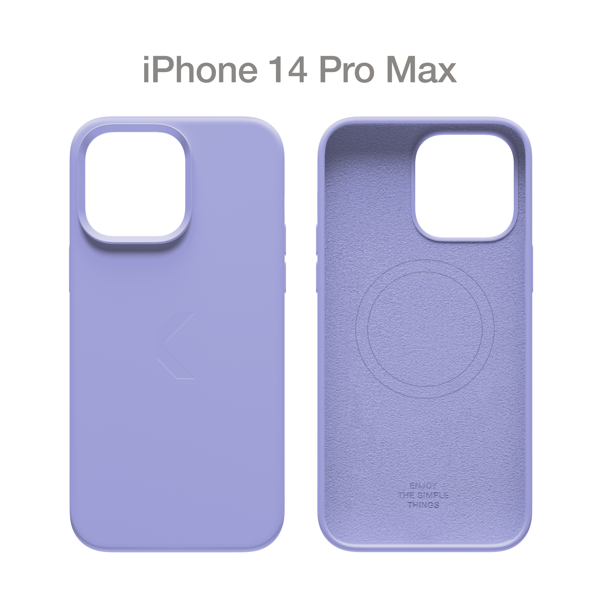 Силиконовый чехол Commo Shield для iPhone 14 Pro Max с Magsafe, лиловый