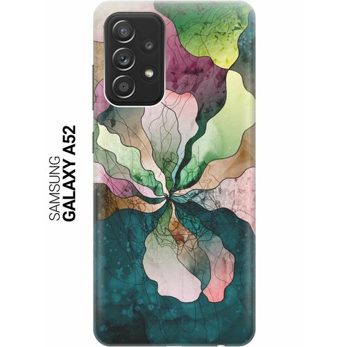 ультратонкий силиконовый чехол накладка для samsung galaxy note 5 с принтом прекрасные цвета Ультратонкий силиконовый чехол-накладка для Samsung Galaxy A52 с принтом Прекрасные цвета