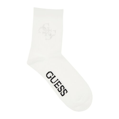 фото Женские носки guess, размер one size, белый