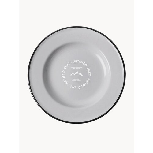 Тарелка Afield Out Canyon Enamel Plate Grey, Серый, One size