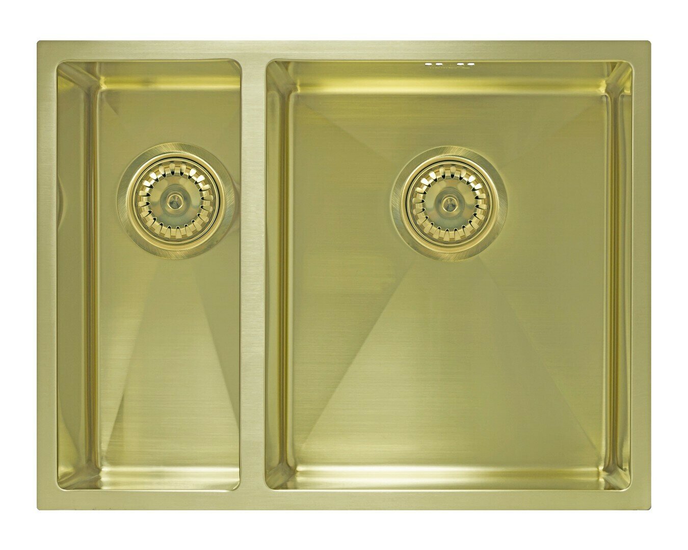 Кухонная мойка Seaman Eco Marino SME-575DL Light Gold (PVD), Стандартная Комплектация