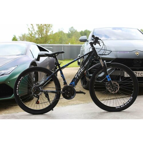 Велосипед подростковый Timetry ТT10121s 24 Стальная рама спортивный Мужской Женский Подростковый Для активного отдыха черно-синий 23500₽