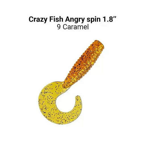 Силиконовая приманка Crazy Fish Angry Spin 1.8 79-45-9-6