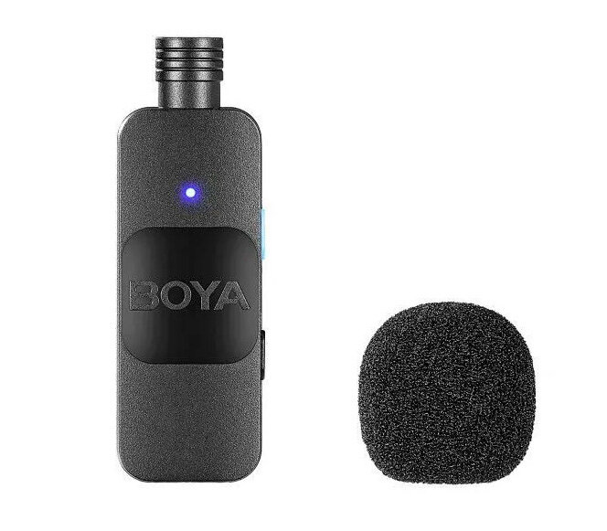 Беспроводная система Boya BY-V20, 2.4 ГГц, TX+TX+RX, USB-C