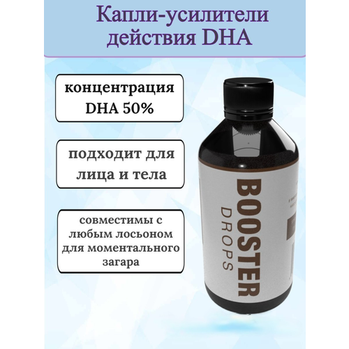 Капли-усилители оттенка загара, флакон с капельным дозатором, 50% DHA, 50 мл