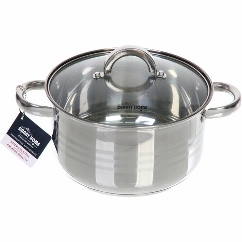 Кастрюля из нержавеющей стали MARIA 4,5л, индукция