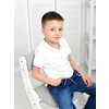 Фото #4 Подушка чехол на растущий стул комплект для сидушки и спинки Mega Toys для детей накидка