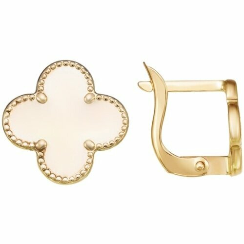 фото Серьги maskom, красное золото, 585 проба маском