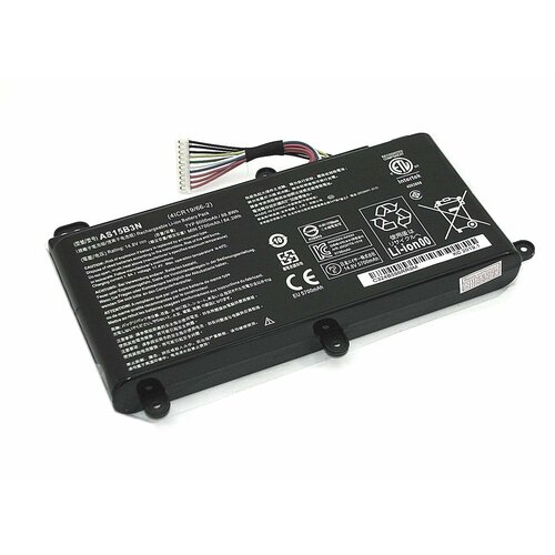 аккумуляторная батарея для ноутбука acer gx21 71 as15b3n 14 8v 5700mah черная Аккумулятор для ноутбука Acer GX21-71 (AS15B3N) 14.8V 5700mAh черная