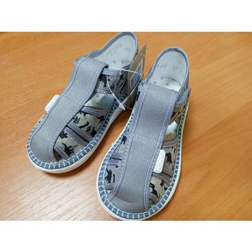 Сандалии Сандра, серый