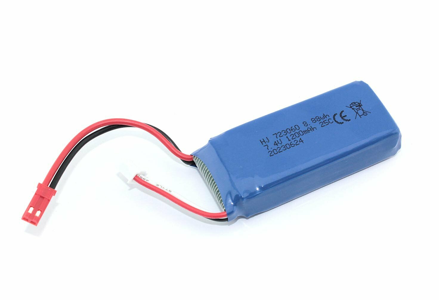 Аккумулятор Li-Pol 7.4V 723060 1200mAh JST