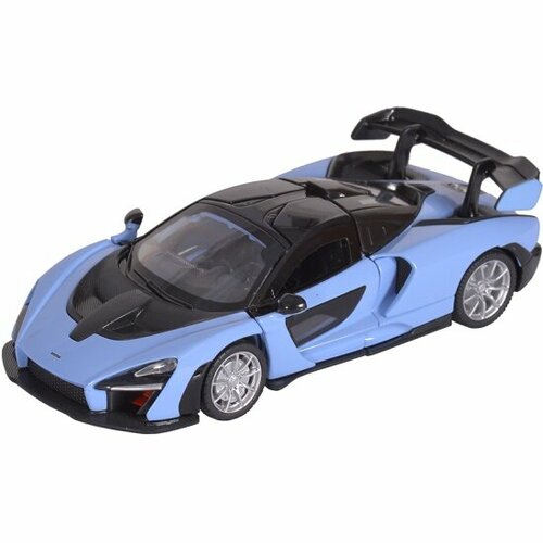 Машина металлическая Msz 68645-2 McLaren Senna Road Car свет и звук синий 1:32