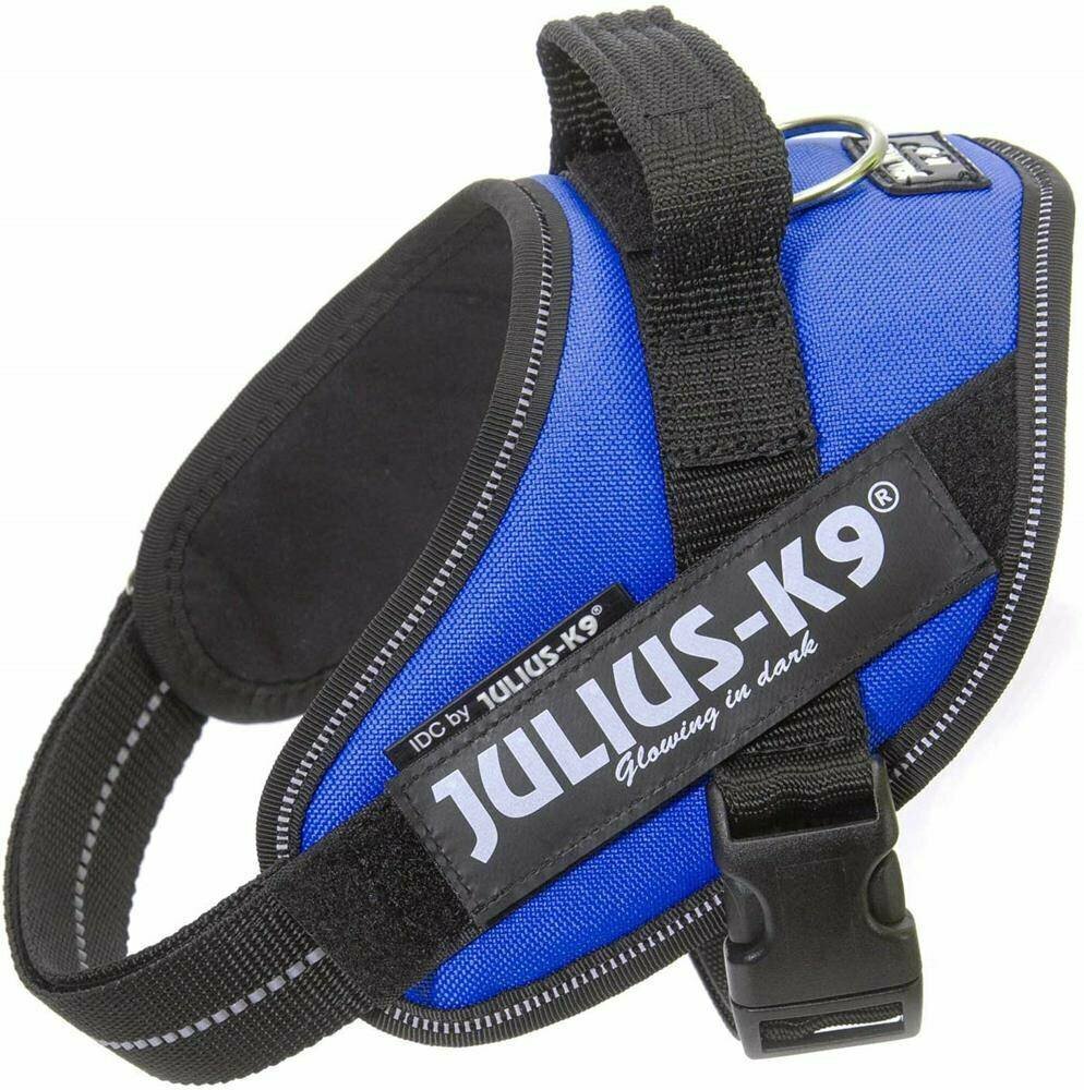 JULIUS-K9 шлейка для собак IDC-Powerharness Mini-Mini (4-7 кг) (40-53 см., Черный) - фото №13
