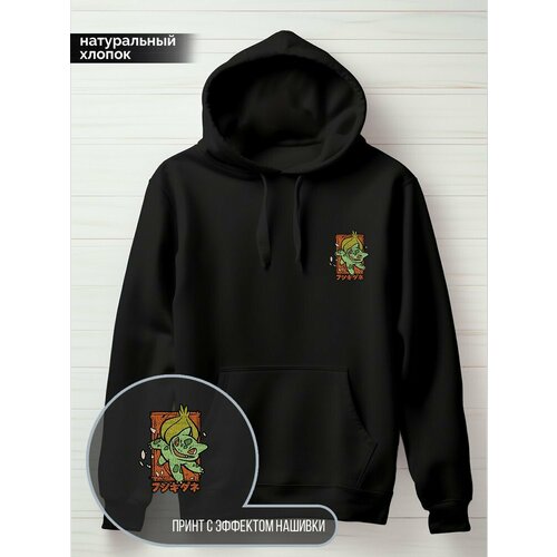 фото Худи hypnotica, размер 2xl, черный