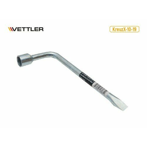VETTLER Ключ баллонный Г-образный 19 мм с монтажной лопаткой VETTLER vettler ключ баллонный телескопический 17х19х21х23 мм vettler